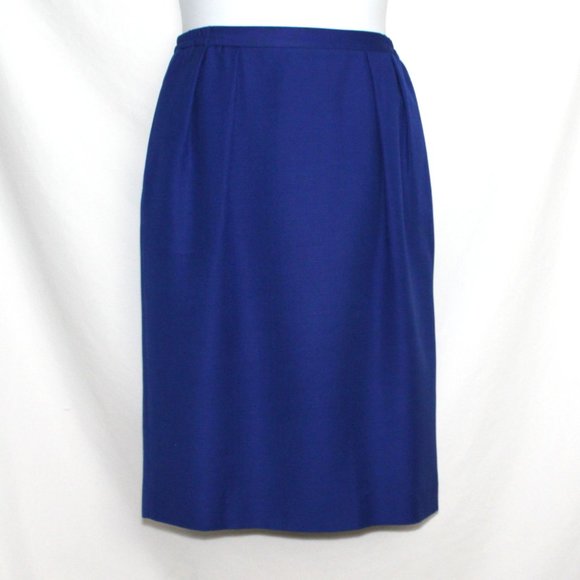 COPY - Christian Dior Size 14 100% Rayon 1 Button Skirt Suit - Great! - Picture 9 of 13